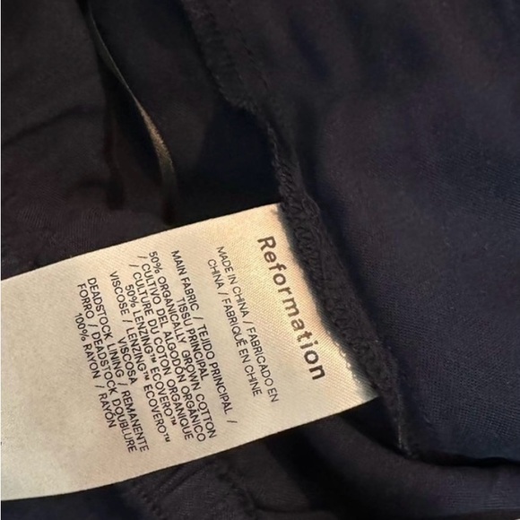 Reformation Valetta Two Piece in Navy *NEW* - Picture 6 of 6